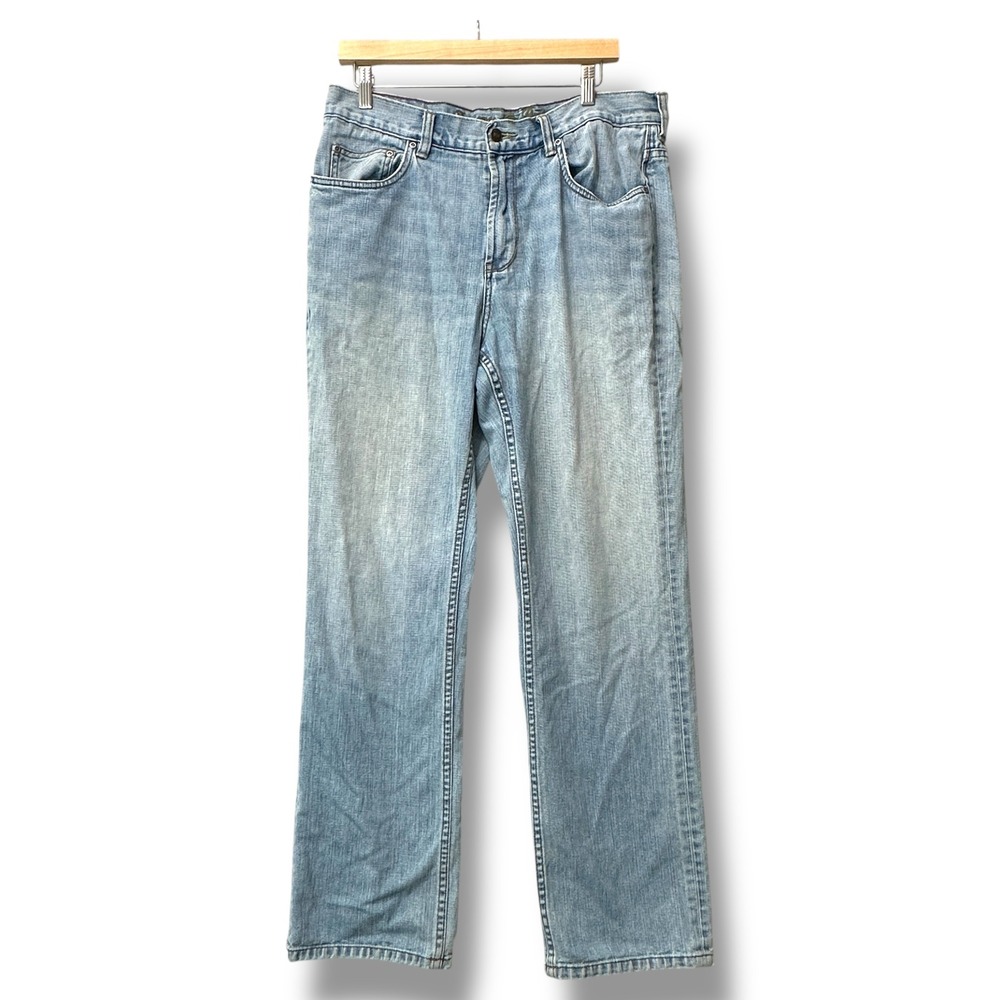 Tommy‎ Bahama Mens Denim Jeans 36x32 Classic Fit Light Wash 100% Cotton Relaxed